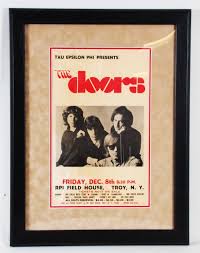 The Doors Poster Original Dec 8 1967 Coa 100 Authentic
