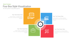 4 Box Powerpoint Template Four Box Style Free Powerpoint