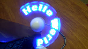 programmable usb led fan from banggood