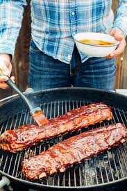 pork ribs on the grill kitchen konfidence