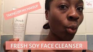 fresh soy face cleanser makeup removal
