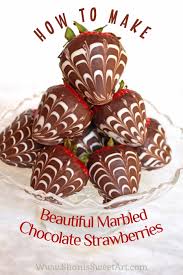 How to make chocolate covered strawberries. How To Make Beautiful Marbled Chocolate Dipped Strawberries Chocolate Dipped Strawberries Chocolate Covered Fruit Strawberry Dip
