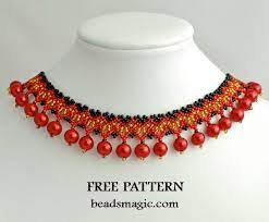 free pattern for necklace rowanberry