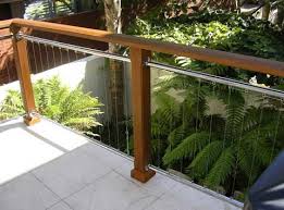 Easy to install, visually attractive. Vertical Wire Railing Google Search Outdoor Stair Railing Outdoor Stair Railing Ideas Railings Outdoor