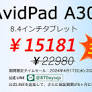 Amazon人気タブレット「AvidPad A30」お買い得セール：時事ドットコム