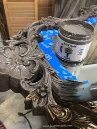 How To Paint A Mirror Frame The Easy