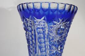 Blue Crystal Vase 59 Whoppah