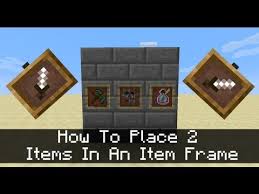 items in an item frame 1 5