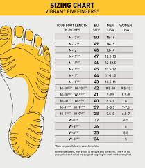 40 Detailed Vibram Shoes Sizing Chart