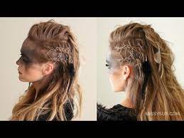 viking warrior halloween hairstyle
