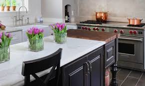 mixing wood and stone countertops