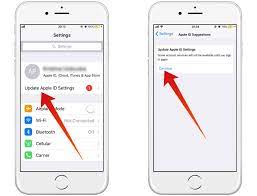 update apple id settings on iphone or ipad