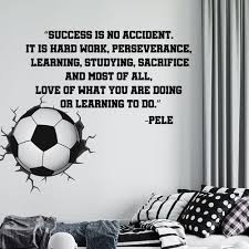 Soccer Wall Decal Soccer Quote Wall