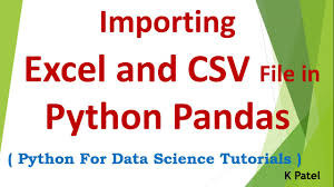 csv file in python pandas dataframe