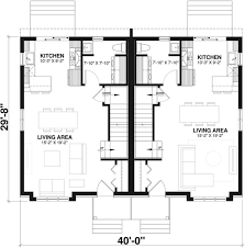 Bedroom Duplex House Plan 7862