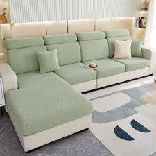 Jacquard Sofa Cushion Cover Stretch