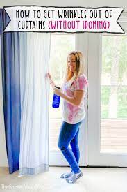 how to get wrinkles out of curtains