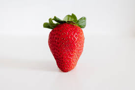 single fresh strawberry free stock photo