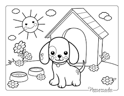 free dog coloring pages for kids s