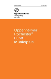 Oppenheimer Rochester Fund Municipals