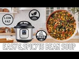 y 15 bean soup instant pot dump