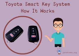 toyota smart key system how it works in