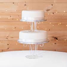 Clear Acrylic Wedding Cake Stand