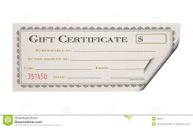 Gift Certificate Stock Image Image Of Christmas Gift 305575