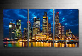 Singapore Cityscape Canvas