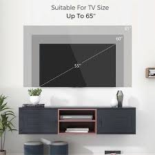 Wall Mounted 60 Floating Tv Stand With