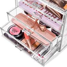 sorbus clear cosmetics makeup organizer