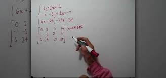 Linear Equations With Matrices Math