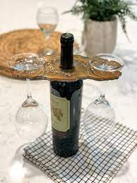 diy wine glass holder with easycast