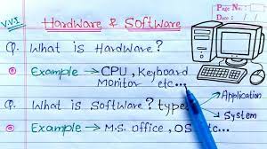 Hardware definition hardware is a set of components that make up the material (physical) part of a computer, unlike software that refers to logical (intangible) components. Computer Hardware And Software In Hindi What Is Software And Hardware Youtube