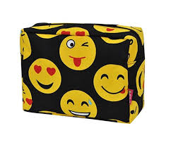 cosmetic emoji travel bag emoji galore