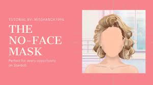 face mask stardoll face tutorial