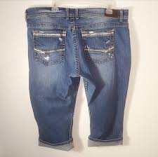 Bke Harper Cropped Stretch Jeans Size 38