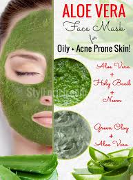 aloe vera face masks for oily and acne