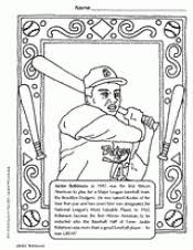 See more ideas about coloring pages, art, art history. Jackie Robinson Coloring Page Black History Month Printable Grades K 5 Teachervision