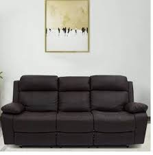 seater recliner sofa brown
