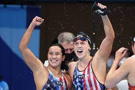 Katie Ledecky claims gold in Olympic ...
