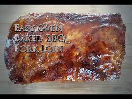 easy baked bbq pork loin you