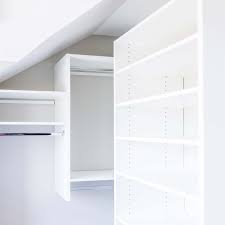 sloped ceiling closets solutions