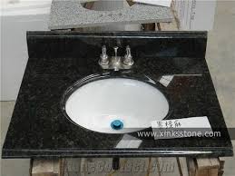 Solidsurface.com offers a full line of corian® vanity tops, including bathroom vanity tops with sinks in a variety of colors. Vt 1001c S Verde Ubatuba Granite Bathroom Vanity Top Set With Single Double Under Mounted Ceramic Sink From China Stonecontact Com