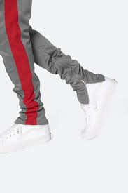 Track Pants Grey Red In 2019 Sneakers Nike Tricot