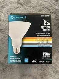 150 Watt Equivalent Par38 Dimmable Cec Flood Led Motion Light Bulb Selectable White 1 Bulb