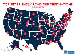 pet friendly road trip destinations