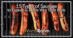 What are the different sausages?