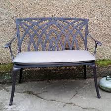 Waverley 2 Seat Garden Bench With Cushion