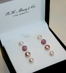 co earrings fine jewelry set of 4 stud